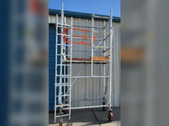 Rolling Tower on a job site