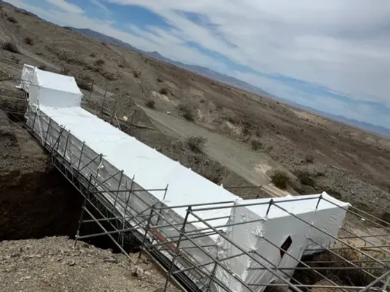 Shrink Wrap on a job site