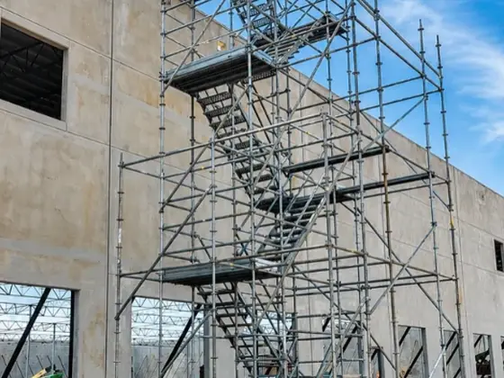 Stair Tower on a job site